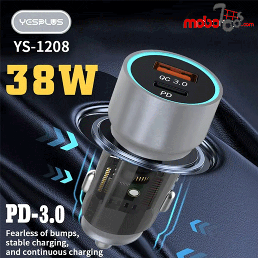 شارژر فندکی YesPlus مدل 1208