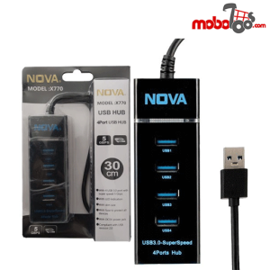 هاب چهار پورت USB3.0 نوا مدل X770