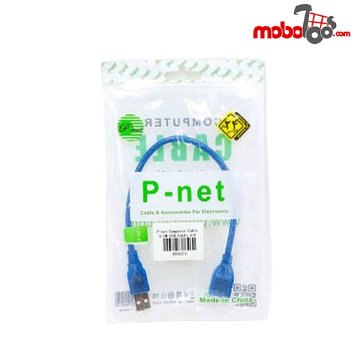کابل افزایش طول USB پی نت طول 30 سانتی