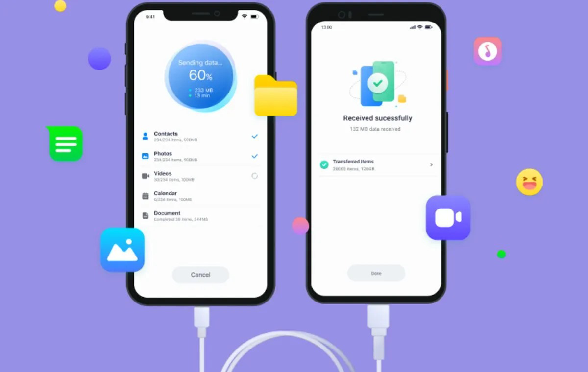 انتقال اپلیکیشنها