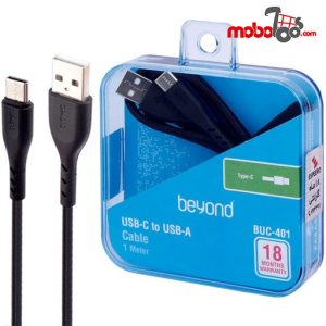 کابل تبدیل USB به USB-C بیاند مدل BUC-401 FAST CHARGE طول 1 متر